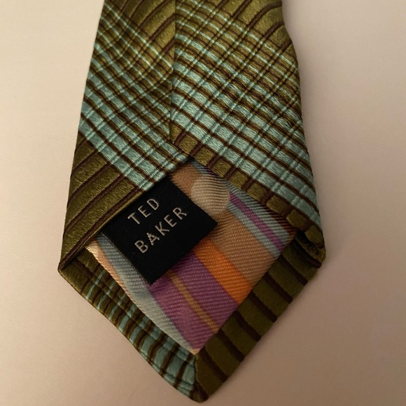 Preowned Ted Baker Silk Tie - Picture 3 of 9